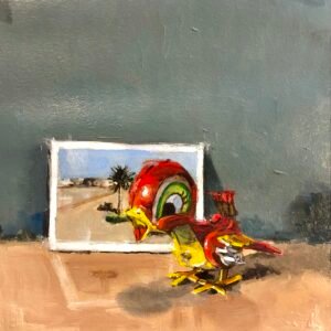 Wind-up Bird (greeting card)
