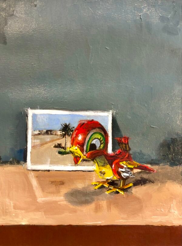 Wind-up Bird (greeting card)